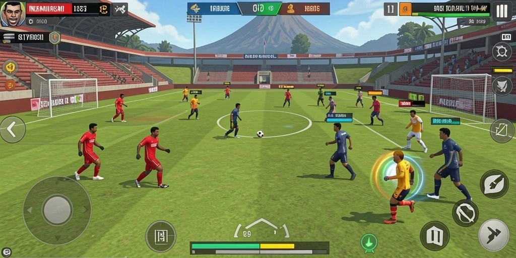 Karakter unik siap berpetualang di dunia fantasi.