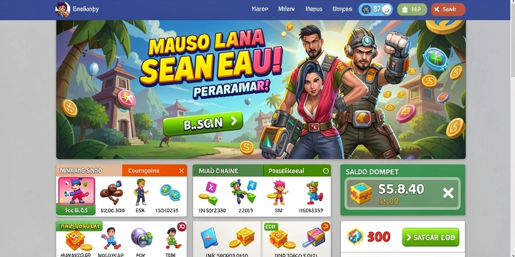 Screenshot dari mode multiplayer yang asyik.
