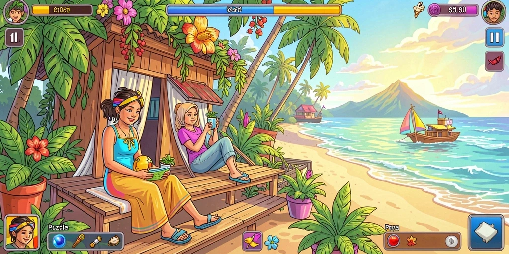 Screenshot menampilkan fitur multiplayer yang dinamis.