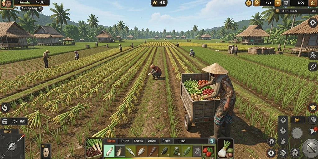 Tangkapan layar menampilkan grafis menakjubkan dari SAMURAI555.